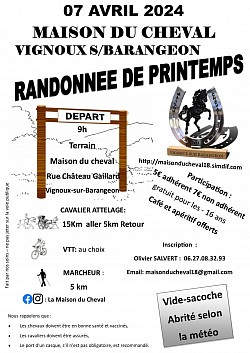 affiche rando de printemps 07 avril 2024