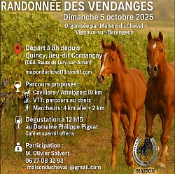 Affiche rando des vendange 05/10/2025